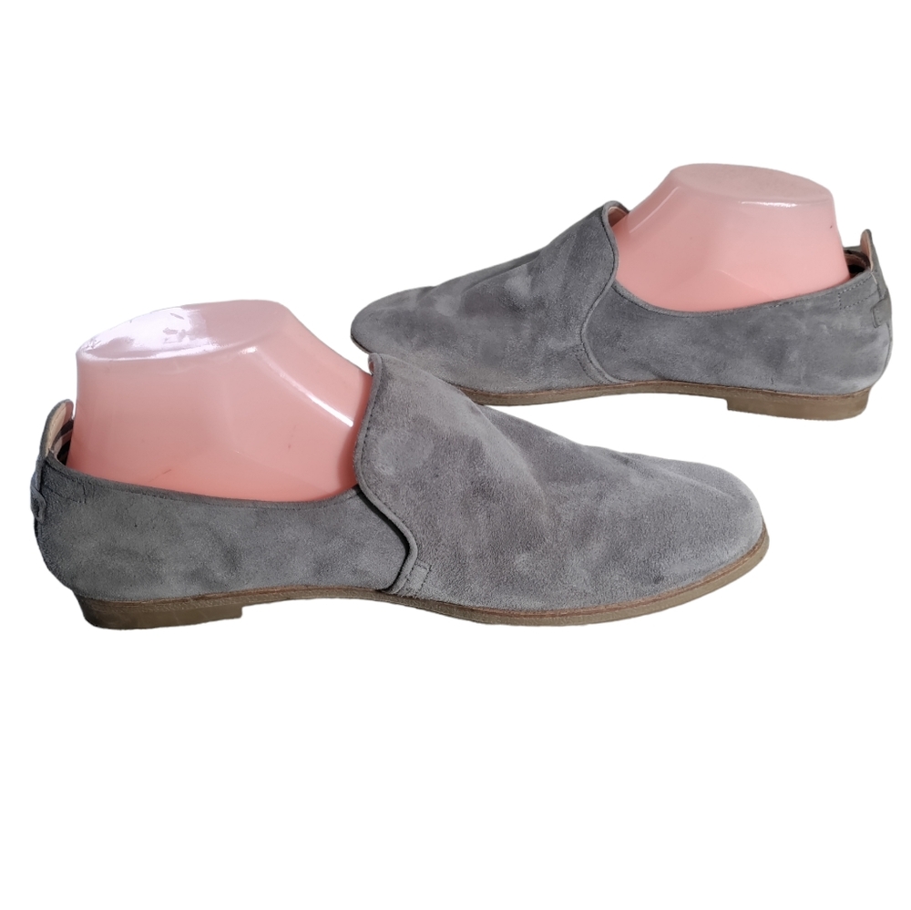 Cole Haan Women's Gray Suede Slip-On Loafers